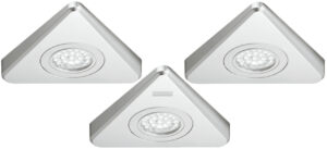 Светильник LED модель 3003 24V/1,65W теп. бел никель. (компл. из 3 шт.)