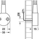 Светильник LED 2018 12V/2W теп. бел