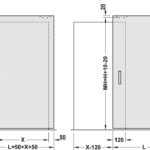 Комплект для раздвежной двери Slido D-Line43 80M