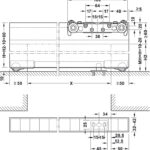Комплект для раздвежной двери Slido D-Line43 80M