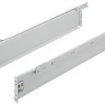 Направляющая система для выдвижного ящика 86*450mm 25кг (ral 9010 белые)