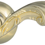 Комплект ручек Hafele  Classic New 4 для межкомнатных дверей, покрытие латунь полированная