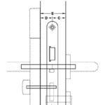 Монтажный комплект Hafele Dialock №4 терминала DT 700/ DT 710