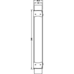 Опорный элемент для петли Simonswerk Tectus TE 540 3D, сталь оцинкованная