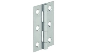 Петля карточная, узкая, сталь оцинкованная, 40x26 мм