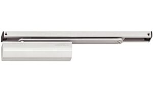 Верхний дверной доводчик – Hafele StarTec  DCL 84   со скользящей тягой  с фиксатором ,  серебристый