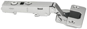 Петля Накладная Häfele Metalla 310, 110 град. 48/6, никель, быстый монтаж, без амортизатора, с эксцентриком