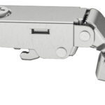Петля Накладная Häfele Metalla 310, 110 град. 48/6, никель, быстый монтаж с обратной пружиной Push, с эксцентриком