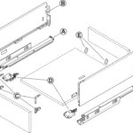 Выдвижной ящик HÄFELE Box Slim A, высота 175 мм, цвет антрацит