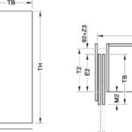 Комплект фурнитуры HÄFELE Hawa Folding Concepta III 20/25 Push без ручки и с системой плавного закрывания