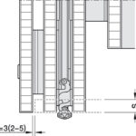 Комплект фурнитуры HÄFELE Hawa Folding Concepta III 20/25 Push без ручки и с системой плавного закрывания