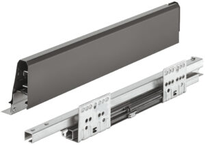 Ящик HÄFELE Matrix Box S35, 84 мм, антрацит, с демпфером, полный комплект