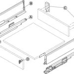 Ящик HÄFELE Matrix Box S35, 84 мм, антрацит, с демпфером, полный комплект