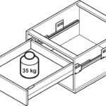 Ящик HÄFELE Matrix Box S35, 84 мм, антрацит, с демпфером, полный комплект