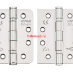Накладная петля HÄFELE Startec для межкомнатных дверей весом до 120 кг, нерж.сталь полированная