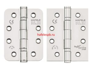 Накладная петля HÄFELE Startec для межкомнатных дверей весом до 120 кг, нерж.сталь полированная