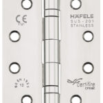 Накладная петля HÄFELE Startec для межкомнатных дверей весом до 120 кг, нерж.сталь полированная