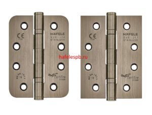 Накладная петля HÄFELE Startec для межкомнатных дверей весом до 120 кг, нерж.сталь PVD-покрытие бронза