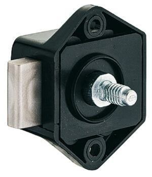 Нажимной замок Push-Lock PL Mini, накладной, черный